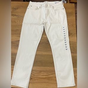 Old navy slim white jeans